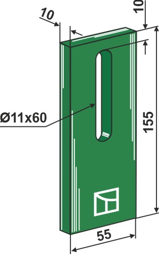 Greenflex Kunststoff-Abstreifer für Packerwalzen geeignet für: Amazone Greenflex plastic scrapers