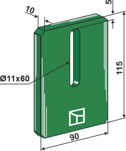 Greenflex Kunststoff-Abstreifer für Packerwalzen geeignet für: Amazone Пластмассовые чистики 