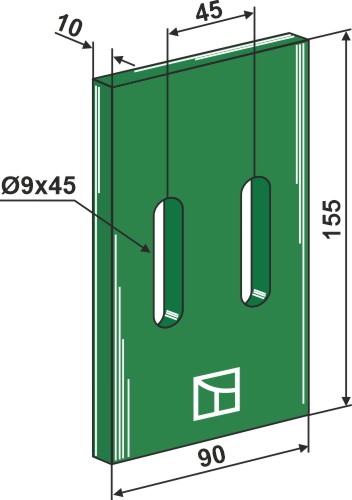 Greenflex Kunststoff-Abstreifer für Packerwalzen geeignet für: Feraboli răzuitoare din plastic Greenflex