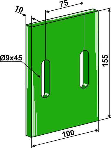 Greenflex Kunststoff-Abstreifer für Packerwalzen geeignet für: Lely skrobaki Greenflex