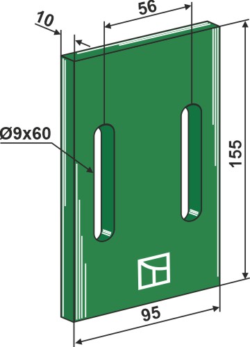 Greenflex Kunststoff-Abstreifer für Packerwalzen geeignet für: Maschio rascadores de plástico Greenflex