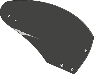 Rister - rechts geeignet für: ER.MO Ploegdelen 