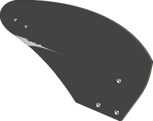 Rister - rechts geeignet für: ER.MO Ploegdelen 