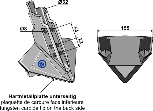 Saatinjektor geeignet für: Accessoires pour technique de semence BOURGAULT