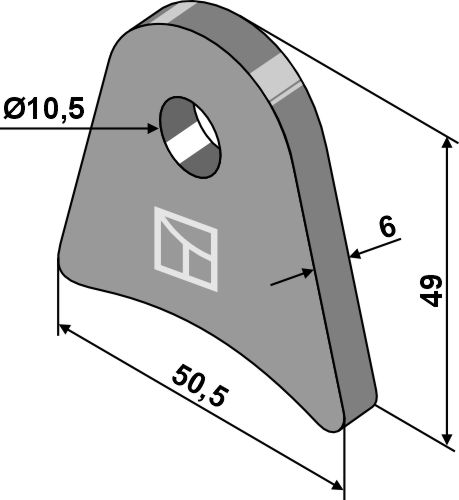 Крепление geeignet für: Dragone  Y-образный нож, Билы, Билы PTA