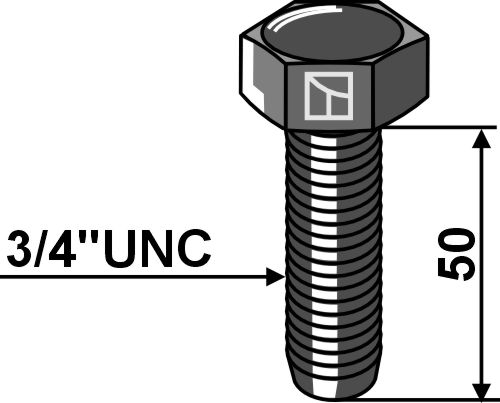Tornillo 3/4''UNC - 10.9