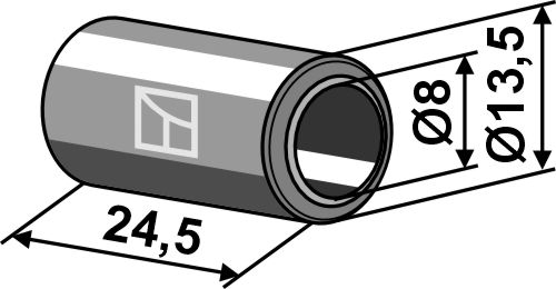 Entretoise 24,5xØ8xØ13,5