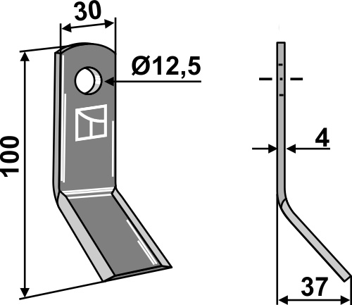 Y-Messer geeignet für: B.C.S. Facas, facas Y