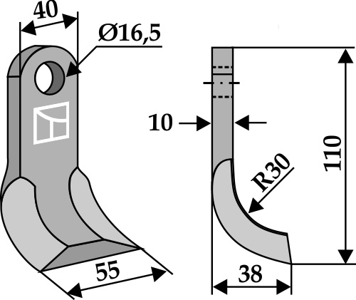 Y-Messer geeignet für: Dragone Y-blades, pruning hammers, pruning hammers PTA