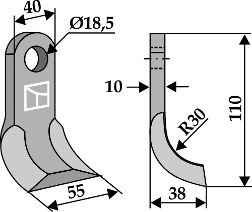 Y-Messer geeignet für: Dragone Y-knive, hammerslagler, hammerslagler PTA