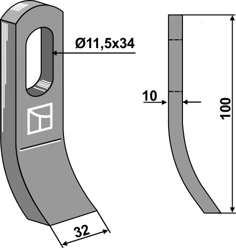 Schlegel geeignet für: Epoke Cuchillas, martillos 