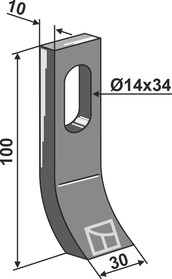 Schlegel geeignet für: Gilbers Y-messen, Y-messen met 3-schakel ketting klepels, hamerklepels 