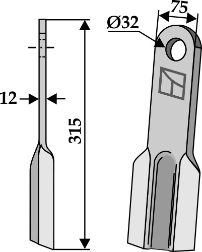 Schlegel geeignet für: Howard Hammerslagler, hammerslagler PTA, Y-knive, slagle