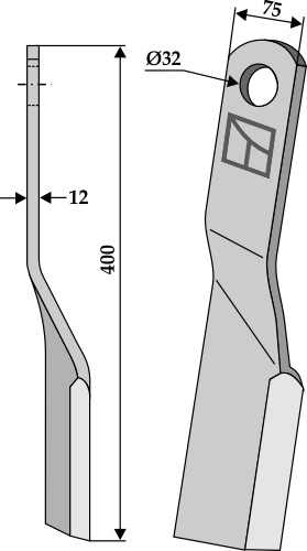 Schlegel geeignet für: Howard Pruning hammers, pruning hammer PTA, Y-blades, flails