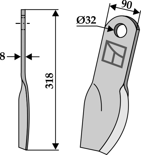 Schlegel geeignet für: Howard Hammerslagler, hammerslagler PTA, Y-knive, slagle