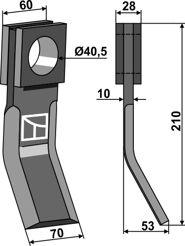 Schlegel geeignet für: Herder Flails, Y-blades, pruning hammers, pruning hammer PTA