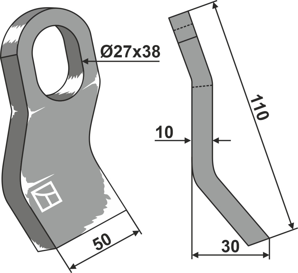 Schlegel 110x60mm geeignet für: Slagkraft Flails