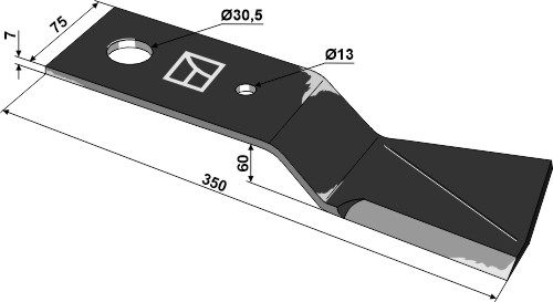 Schlegel - rechts geeignet für: Major Y-blades, flails, pruning hammers, pruning hammer PTA