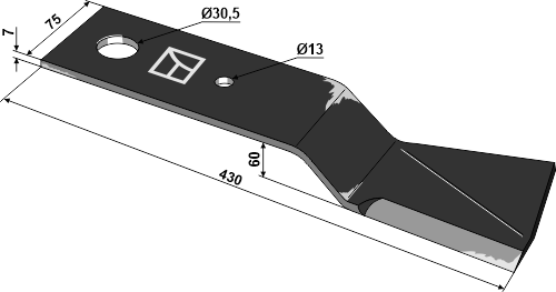 Schlegel - rechts geeignet für: Major Y-blades, flails, pruning hammers, pruning hammer PTA