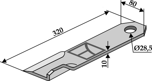 Schlegel geeignet für: Schmidt Flails, communition blades, shear pins