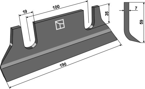 Krone Ploeglichaam type KG 101