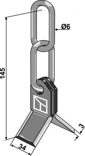 Y-Schlegelsatz geeignet für: Lipco Y-knive, ring