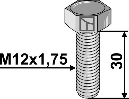 Schraube - M12 - 10.9 geeignet für: Perfekt