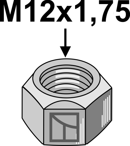 Sicherungsmutter - M12 - 10.9 geeignet für: Perfekt