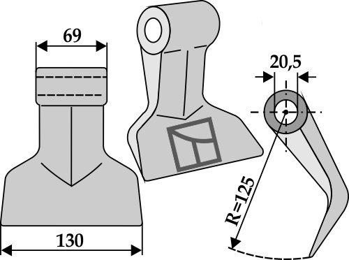 Hammerschlegel geeignet für: Sauerburger Pruning hammers, pruning hammer PTA, Y-blades, blades 