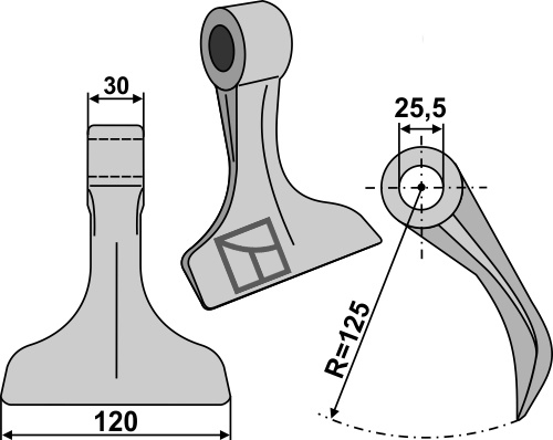 Hammerschlegel 120x30mm geeignet für: Agrimaster Pruning hammers, pruning hammer PTA
