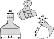 Hammerschlegel geeignet für: Zappator Hamerklepels, hamerklepels PTA, Y-messen, klepels, recht messen