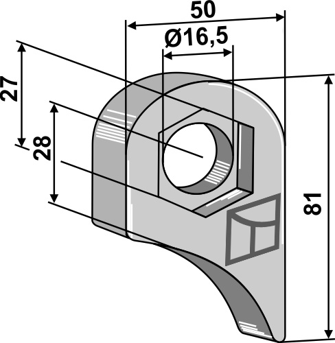 Halter geeignet für: M.E.A.A.T. Y-knive, knive, L-knive, hammerslagler, hammerslagler PTA