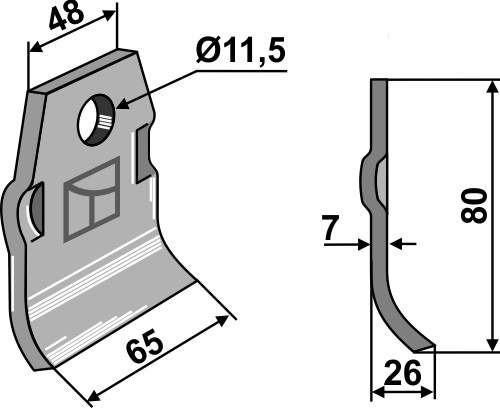 Klinge geeignet für: Spragelse-Mica Pruning hammers, pruning hammer PTA