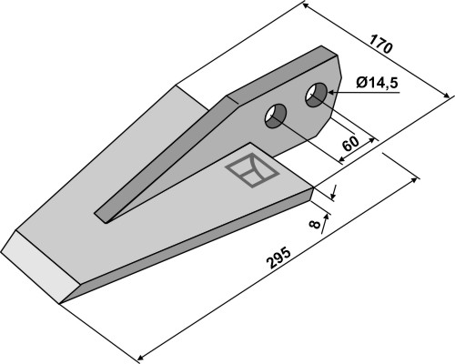 Falc Spades for digging machines