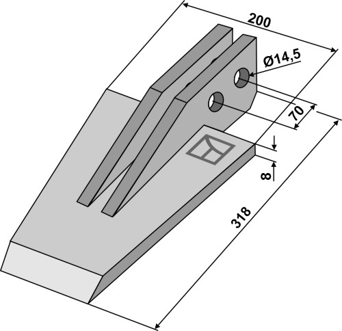 Selvatici Spades for digging machines