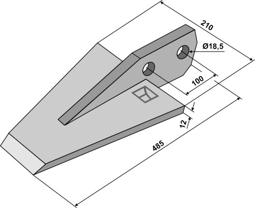 Tortella Spades voor spitmachines