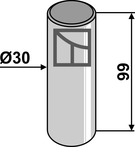 Bolzen Ø30