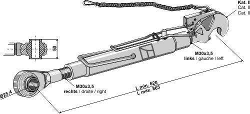Top-link to fit as