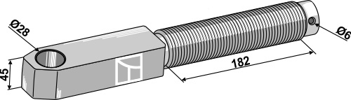 Gelenkspindel Ø28