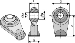 ball joint terminals for top-links