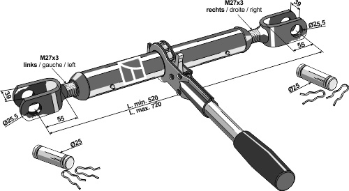 Adjustable levelling assembly