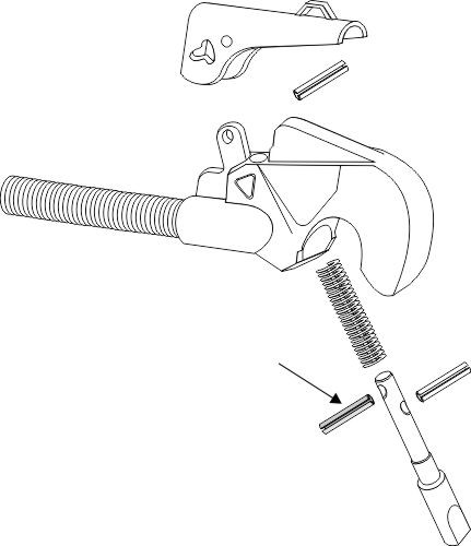 Stift für Oberlenker-Fanghaken, neues Modell