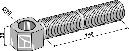 Accessories for swivelling tie-rods