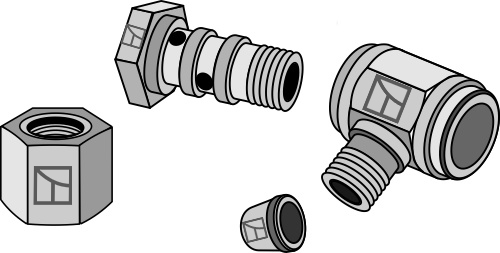 Accessoires for hydraulic top-links - New model