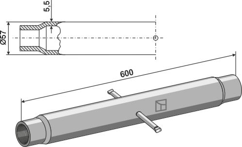 Top - links M40x3
