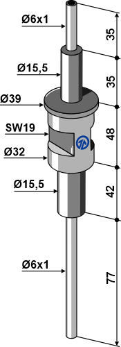 Flüssigdüngerleitung geeignet für: Accessories for seed drilling technic BOURGAULT