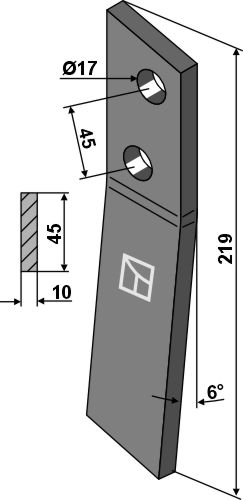 Ploeglichaam type BP-234 OS