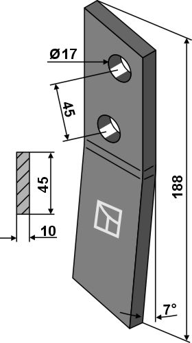 Ploeglichaam type BP-294 O