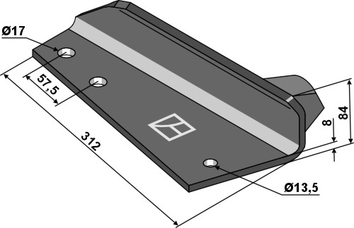 Ploeglichaam type UN430 ©-PLUS