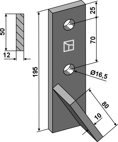 Ploeglichaam type BP-324 PS(L)